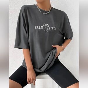 Oversized Palm Springs tee